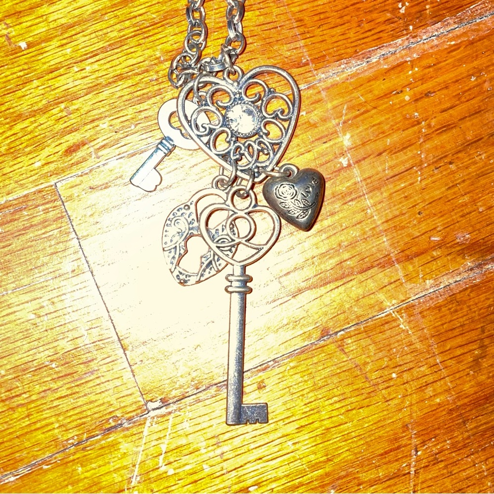 Y2k Vintage Vanity Long Pendant Key Necklace
